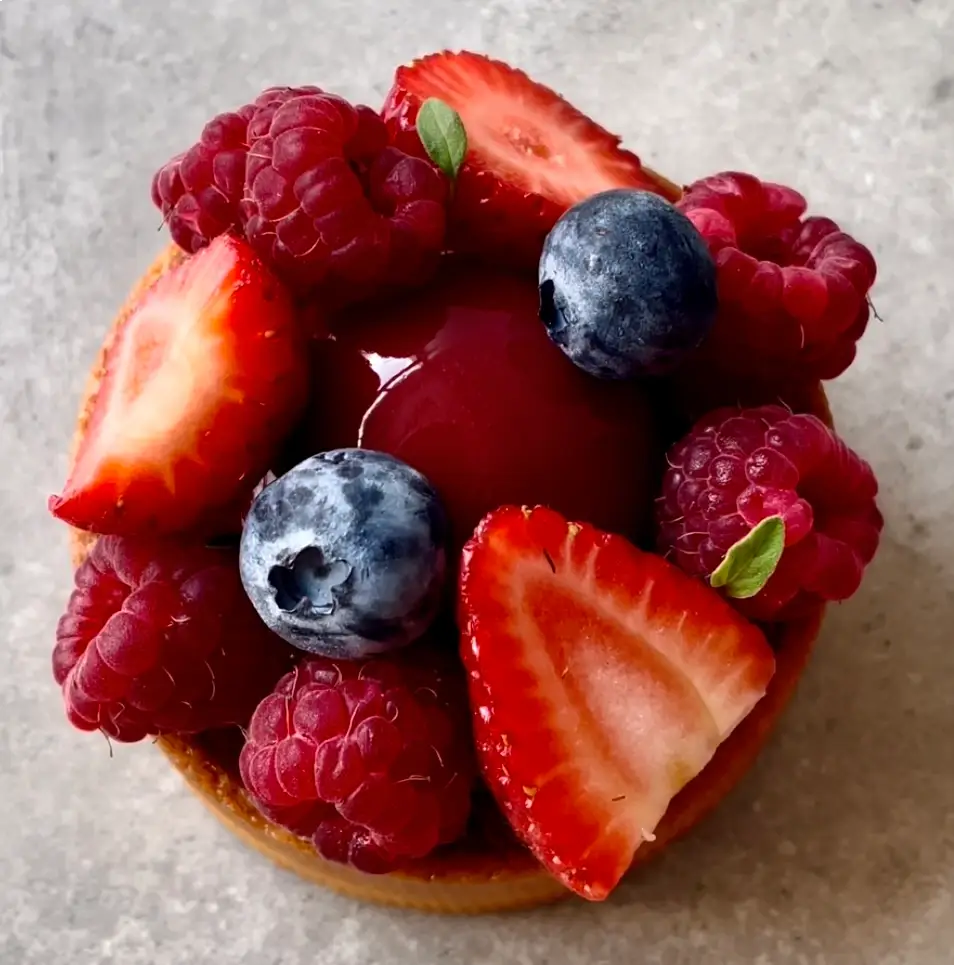 Foto - tartellet frutas vermelhas